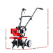 Buy Giantz 72CC Tiller Garden Cultivator Rototiller 4 Blades Soil Plower Mini Rotary Hoe discounted | Products On Sale Australia