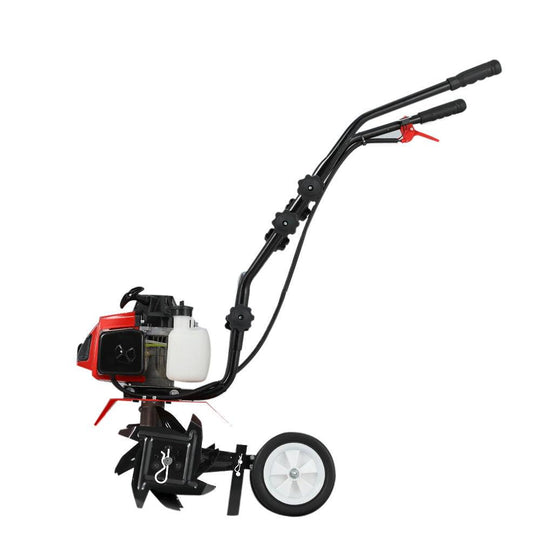 Buy Giantz 88CC Tiller Garden Cultivator Rototiller 4 Blades Soil Plower Rotary Hoe discounted | Products On Sale Australia