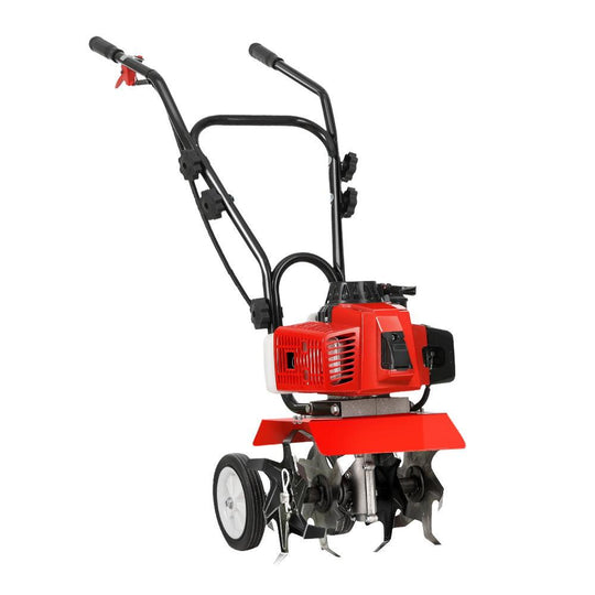 Buy Giantz 88CC Tiller Garden Cultivator Rototiller 6 Blades Soil Plower Rotary Hoe discounted | Products On Sale Australia