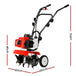 Buy Giantz 88CC Tiller Garden Cultivator Rototiller 6 Blades Soil Plower Rotary Hoe discounted | Products On Sale Australia