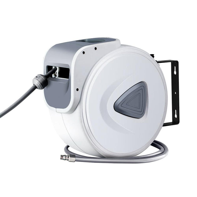 Buy Giantz Air Hose Reel 20m Retractable Rewind Swivel Wall Mount Compressor Garage discounted | Products On Sale Australia