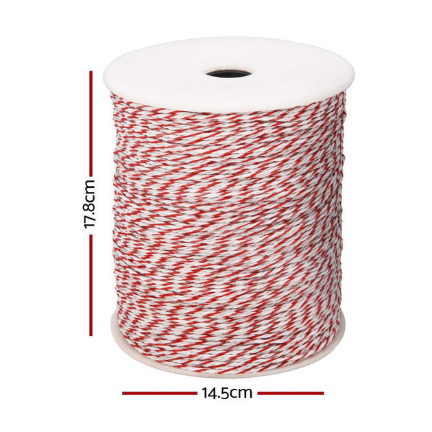 Buy Giantz Electric Fence Poly Wire 500M Insulator discounted | Products On Sale Australia