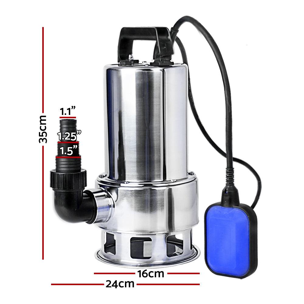 Buy Giantz Garden Submersible Pump 1800W Dirty Water Bore Tank Well Steel Sewerage discounted | Products On Sale Australia