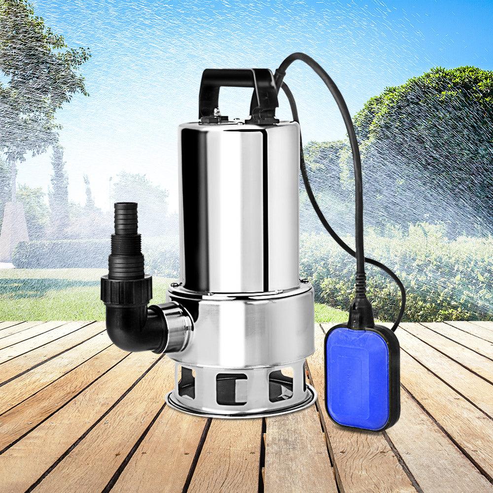 Buy Giantz Garden Submersible Pump 1800W Dirty Water Bore Tank Well Steel Sewerage discounted | Products On Sale Australia