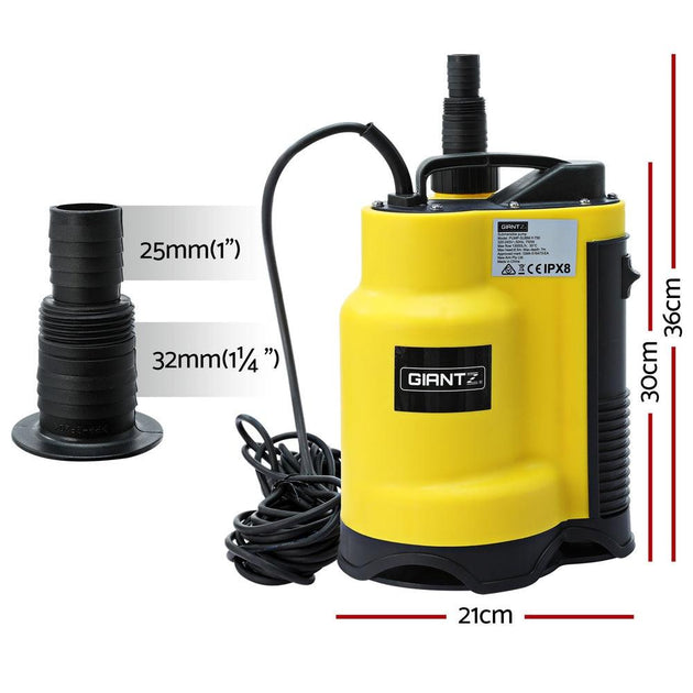 Buy Giantz Garden Water Submersible Pump 400W Dirty Bore Sewerage Tank Well Steel discounted | Products On Sale Australia