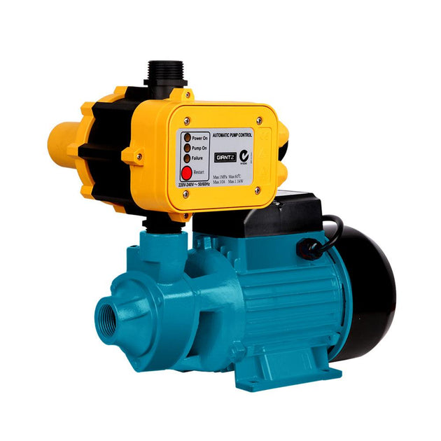 Buy Giantz Peripheral Water Pump Garden Boiler Car Wash Auto Irrigation QB80 Yellow discounted | Products On Sale Australia