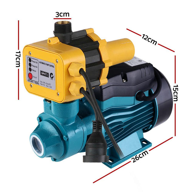 Buy Giantz Peripheral Water Pump Garden Boiler Car Wash Electric Irrigation QB60 Yellow discounted | Products On Sale Australia