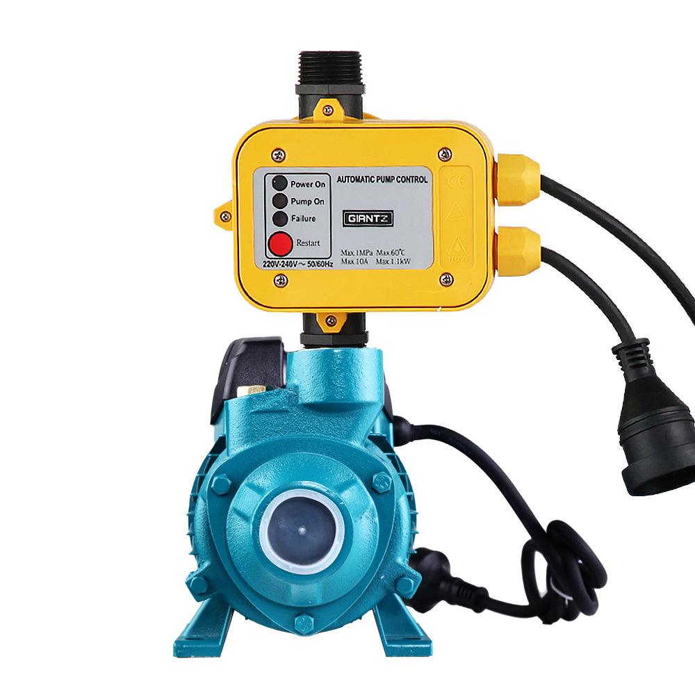 Buy Giantz Peripheral Water Pump Garden Boiler Car Wash Electric Irrigation QB60 Yellow discounted | Products On Sale Australia