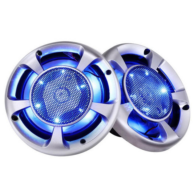 Buy Giantz Set of 2 6.5inch LED Light Car Speakers discounted | Products On Sale Australia