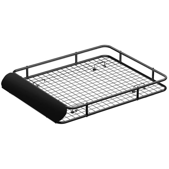 Buy Giantz Universal Car Roof Rack Basket Luggage Vehicle Cargo Carrier 123cm Black discounted | Products On Sale Australia