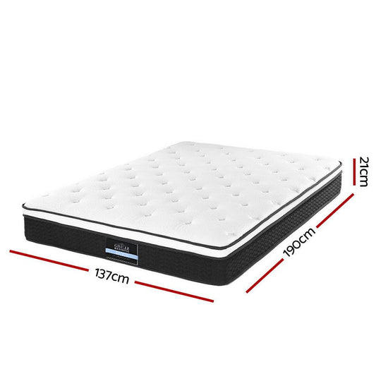 Buy Giselle Bedding 21cm Mattress Euro Top Double discounted | Products On Sale Australia