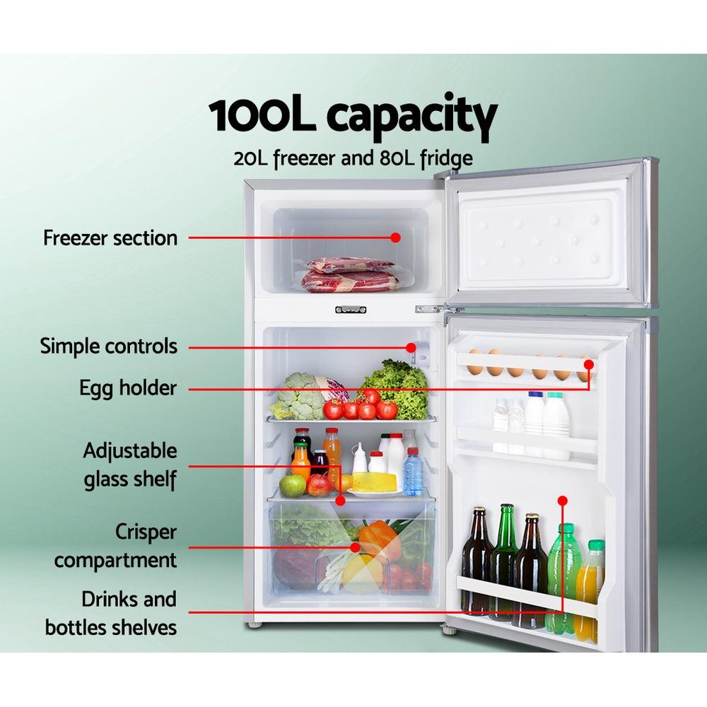 Buy Glacio 100L Portable Fridge Freezer Bar Upright 12V/24V/240V Camping Caravan discounted | Products On Sale Australia