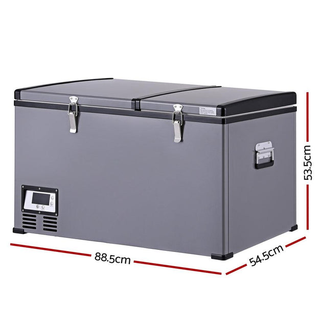 Buy Glacio Camping Fridge 100L Portable Bar Fridges Freezer 12V/24V/240V discounted | Products On Sale Australia