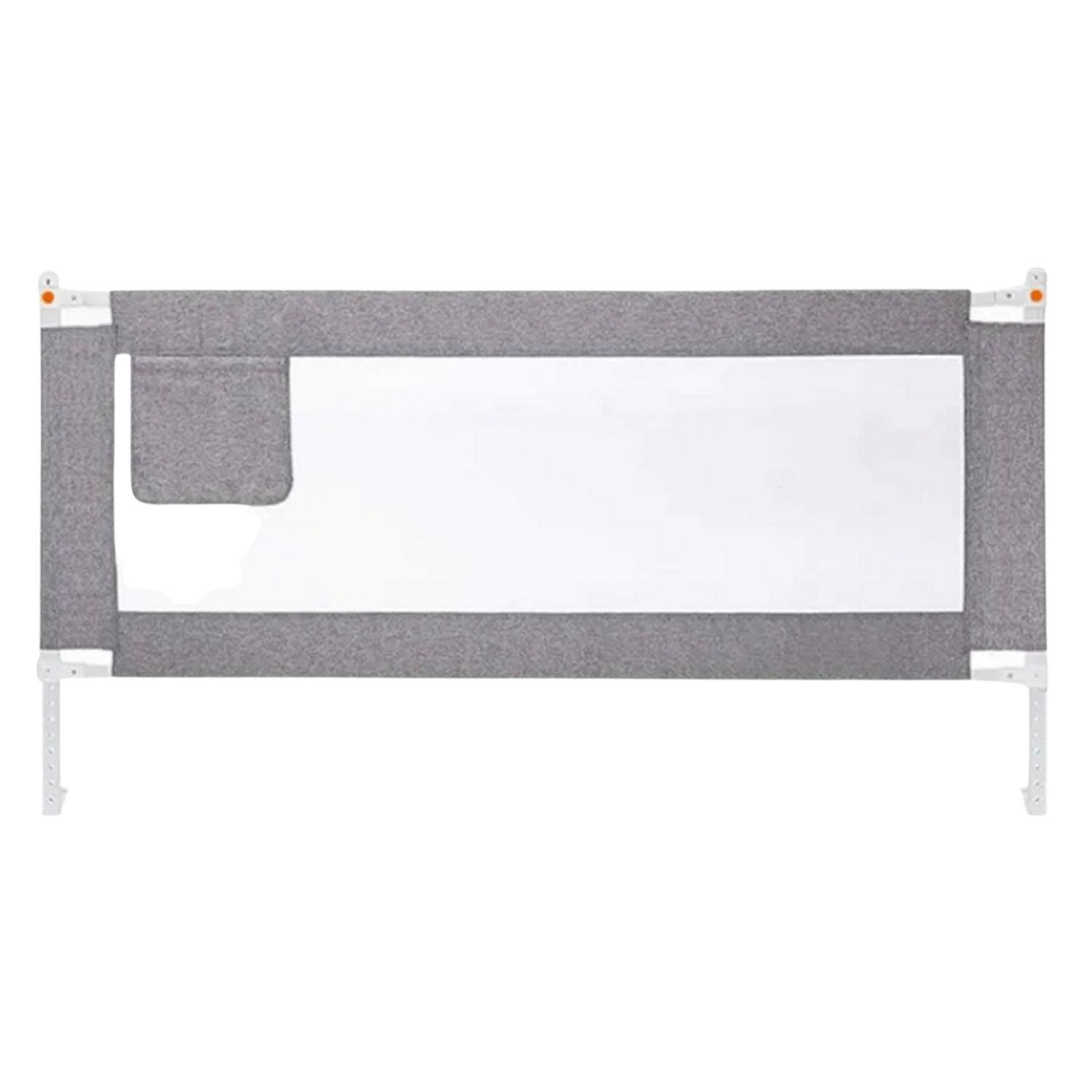 Buy GOMINIMO 90CM Height Adjustable Folding Kids Safety Bed Rail (150X90CM Single Side 1 PCS, Grey) GO-SBR-102-JL | Products On Sale Australia