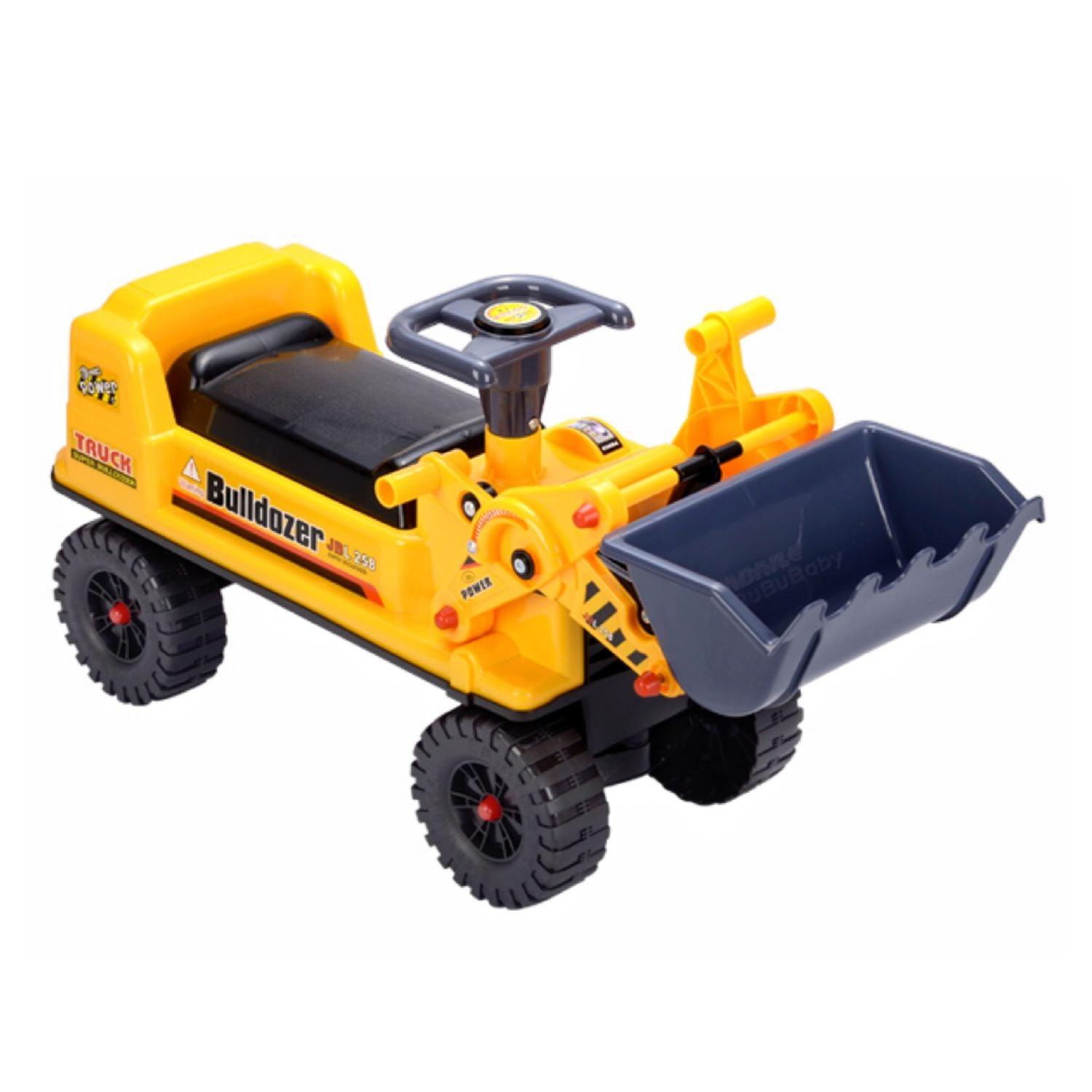 Buy GOMINIMO Kids Ride On Bulldozer Digger Tractor Excavator Toy Car with Helmet GO-KEX-101-JBL | Products On Sale Australia