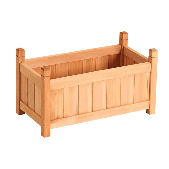 Buy Greenfingers Garden Bed 60x30x33cm Wooden Planter Box Raised Container Growing discounted | Products On Sale Australia