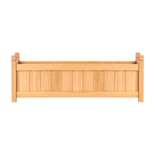 Buy Greenfingers Garden Bed 90x30x33cm Wooden Planter Box Raised Container Growing discounted | Products On Sale Australia