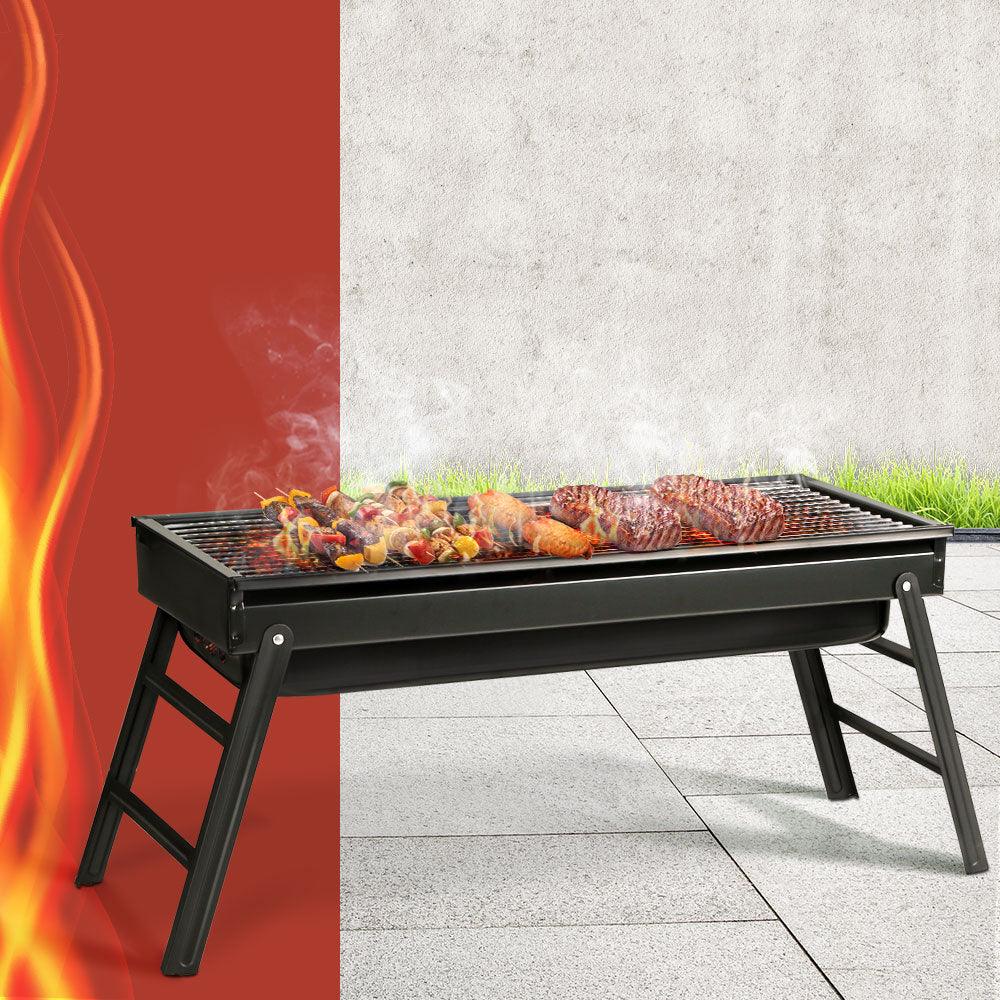 Buy Grillz BBQ Grill Charcoal Smoker Foldable discounted | Products On Sale Australia