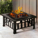 Buy Grillz Fire Pit BBQ Grill 2-In-1 Table discounted | Products On Sale Australia