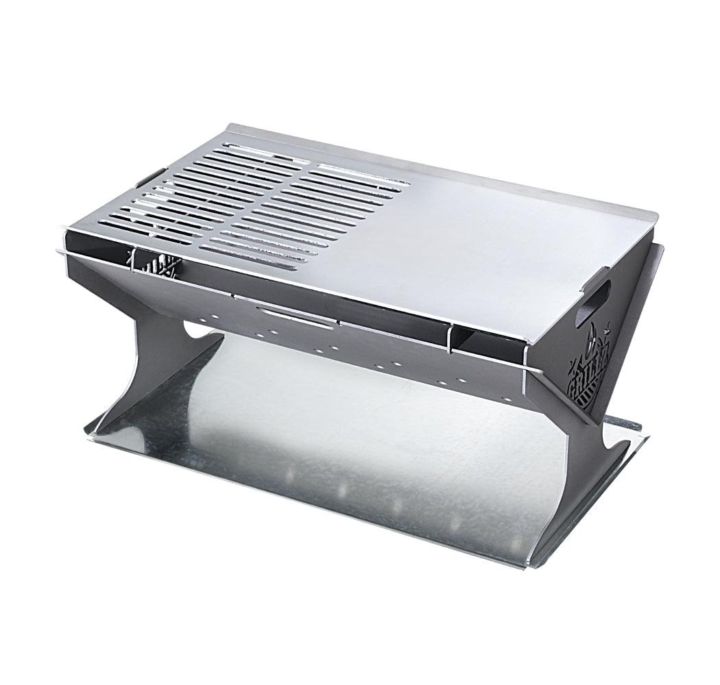 Buy Grillz Fire Pit BBQ Grill Steel discounted | Products On Sale Australia