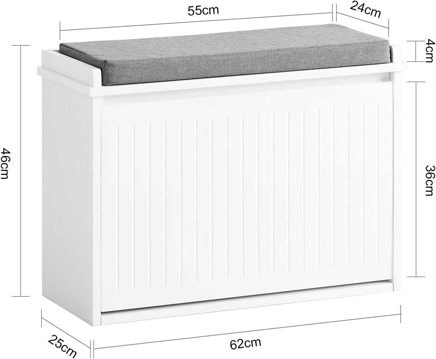 Buy Hallway Shoe Bench Rack Cabinet Seat Cushion discounted | Products On Sale Australia