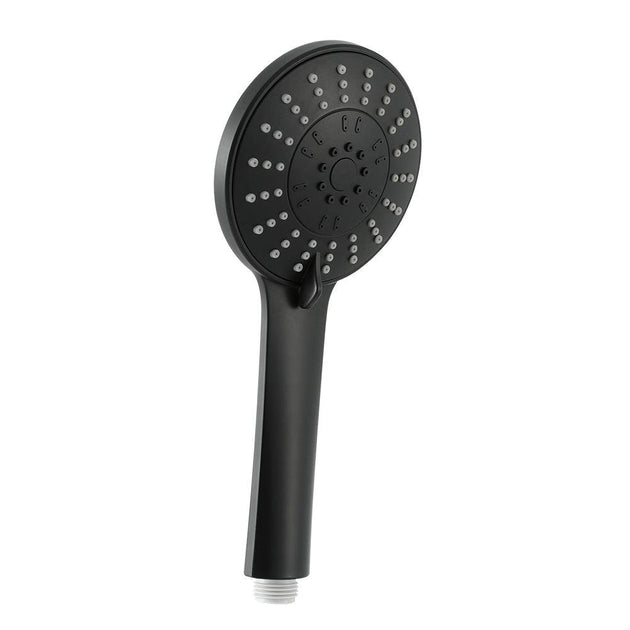 Buy Handheld Shower Head 4.5" High Pressure 5 Modes Poweful Round Black discounted | Products On Sale Australia