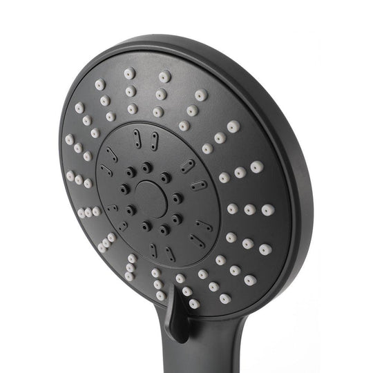 Buy Handheld Shower Head 4.5" High Pressure 5 Modes Poweful Round Black discounted | Products On Sale Australia