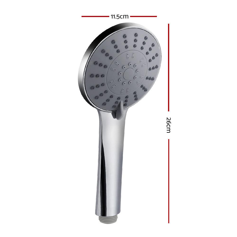 Buy Handheld Shower Head 4.5" High Pressure 5 Modes Poweful Round Chrome discounted | Products On Sale Australia