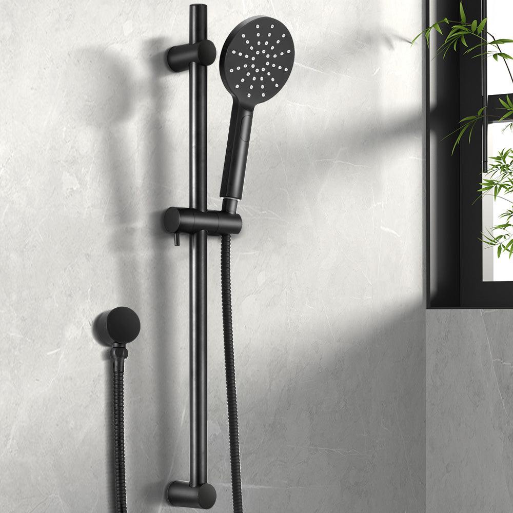 Buy Handheld Shower Head Wall Holder 4.7'' High Pressure Adjustable 3 Modes Black discounted | Products On Sale Australia