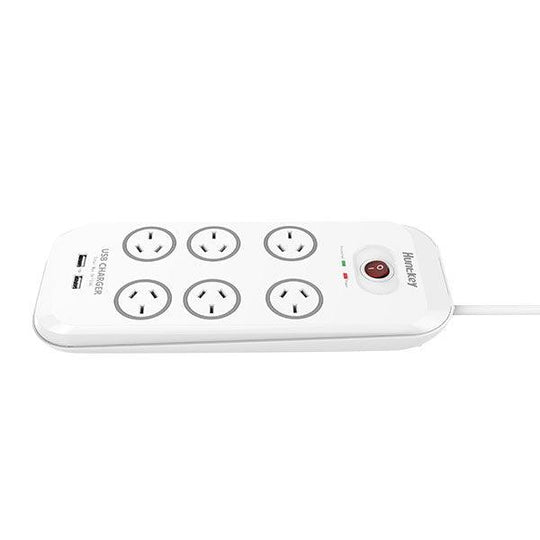 Buy Huntkey 6-Outlet Surge Protector with 2 USB Charging Outlets (SAC607) discounted | Products On Sale Australia