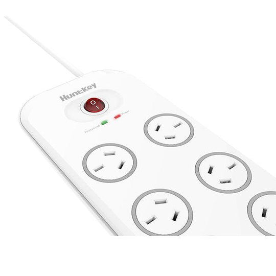 Buy Huntkey 6-Outlet Surge Protector with 2 USB Charging Outlets (SAC607) discounted | Products On Sale Australia