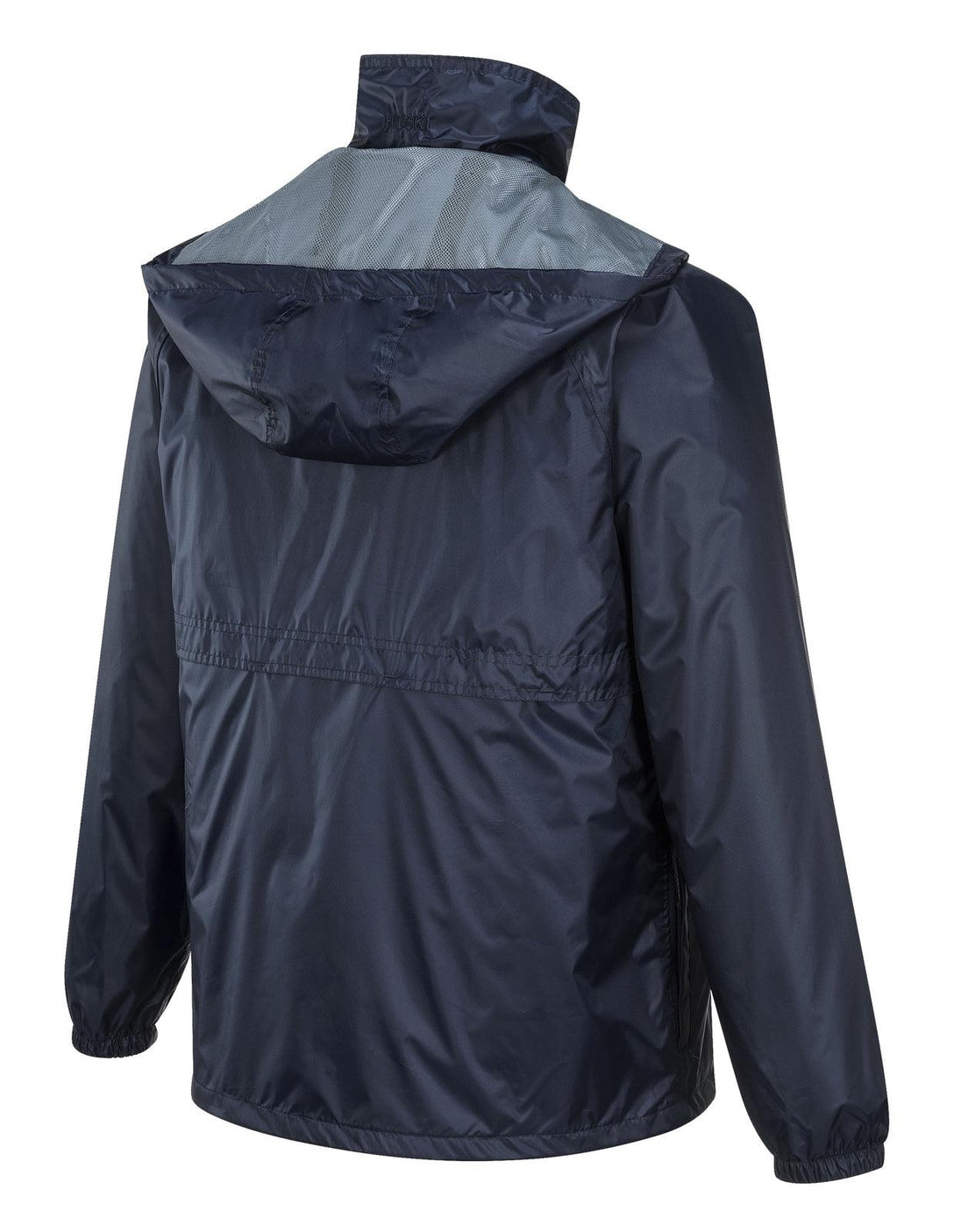 Buy HUSKI STRATUS RAIN JACKET Waterproof Workwear Concealed Hood Windproof Packable - Navy Blue - 4XL discounted | Products On Sale Australia