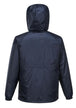 Buy HUSKI STRATUS RAIN JACKET Waterproof Workwear Concealed Hood Windproof Packable - Navy Blue - 4XL discounted | Products On Sale Australia