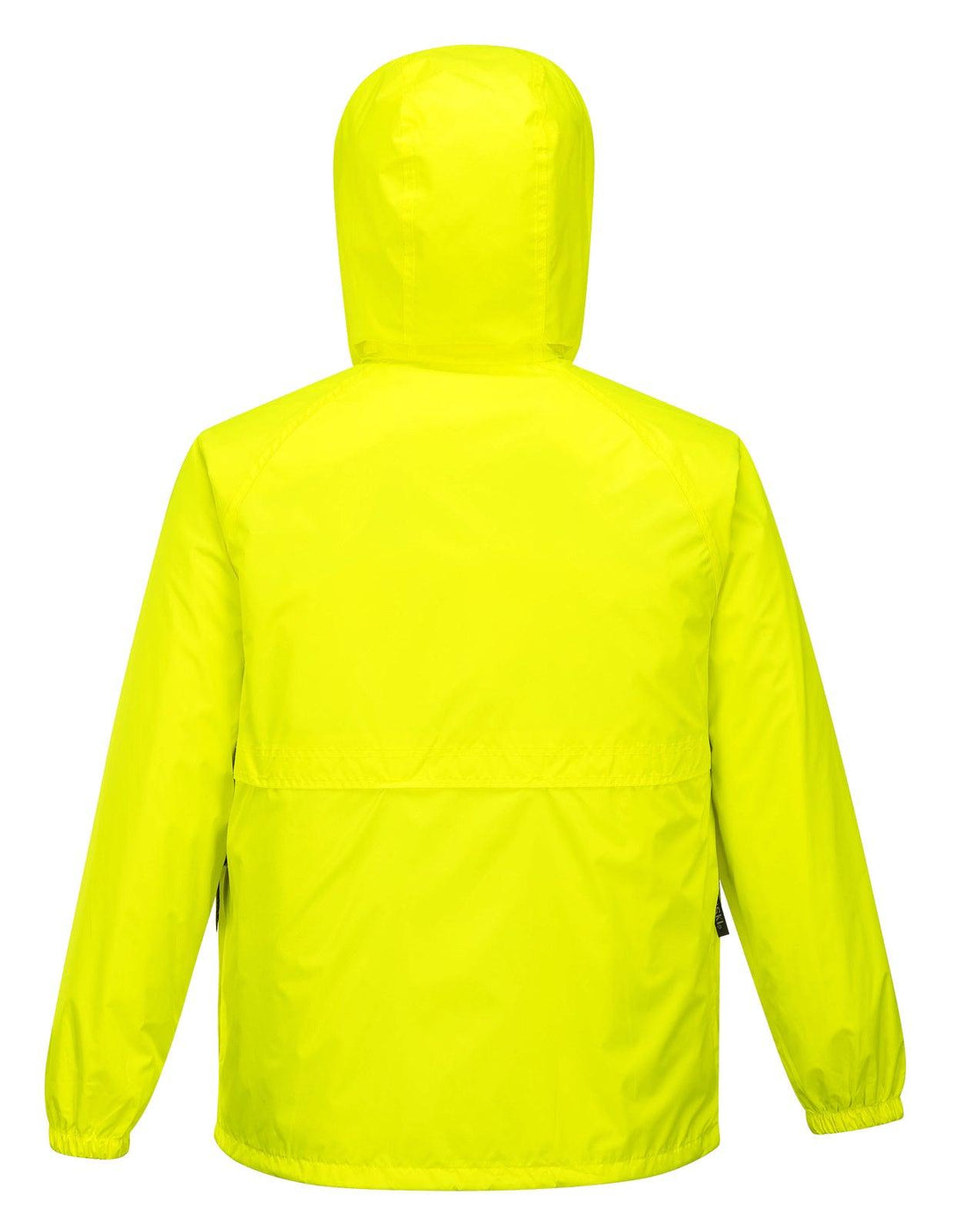 Buy HUSKI STRATUS RAIN JACKET Waterproof Workwear Concealed Hood Windproof Packable - Yellow Fluro - XL discounted | Products On Sale Australia