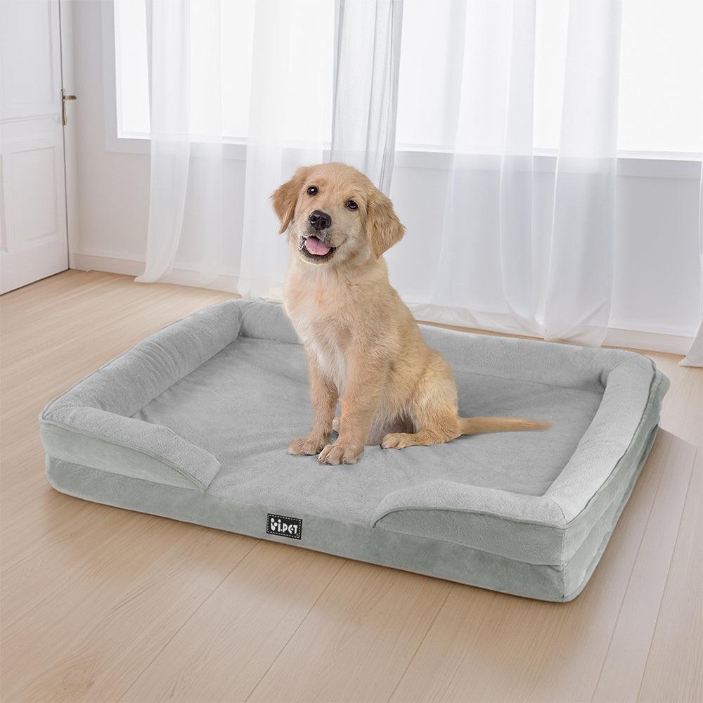 Buy i.Pet Pet Bed Dog Calming Soft Cushion Egg Crate Large Sofa Removable Washable discounted | Products On Sale Australia