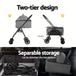 Buy i.Pet Pet Stroller 2-tier Dog Pram Large Cat Carrier Travel Pushchair Foldable discounted | Products On Sale Australia