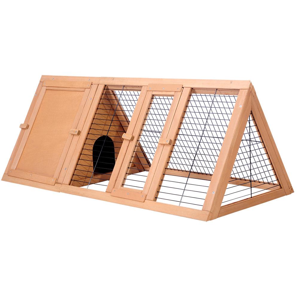 Buy i.Pet Rabbit Hutch 119cm x 51cm x 44cm Chicken Coop Large Run Wooden Cage Outdoor discounted | Products On Sale Australia