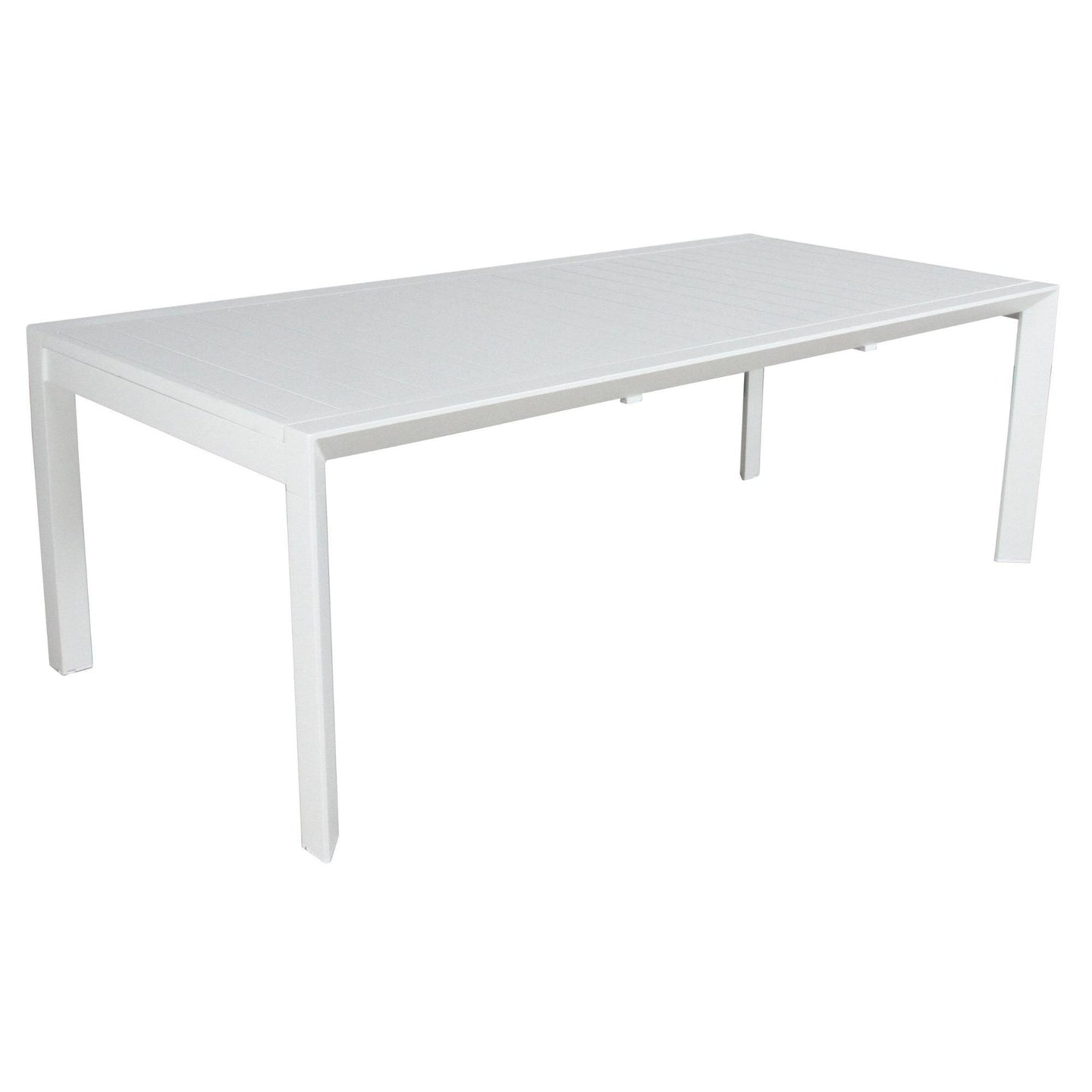 Buy Iberia 178cm Aluminium Outdoor Dining Table White discounted | Products On Sale Australia