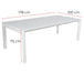 Buy Iberia 178cm Aluminium Outdoor Dining Table White discounted | Products On Sale Australia