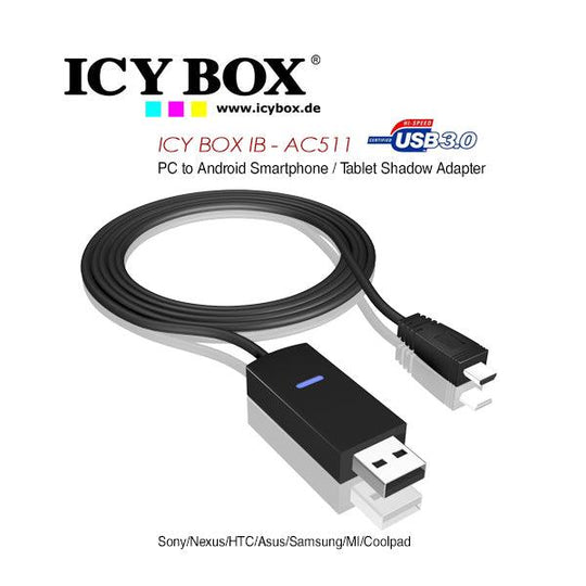 Buy ICY BOX PC to Android Smartphone/Tablet Shadow Adapter (IB-AC511) discounted | Products On Sale Australia