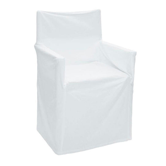 Buy IDC Homewares Cotton Director Chair Cover White discounted | Products On Sale Australia