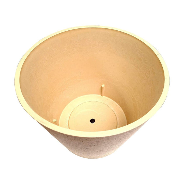 Buy Imitation Stone (White / Cream) Pot 40cm discounted | Products On Sale Australia