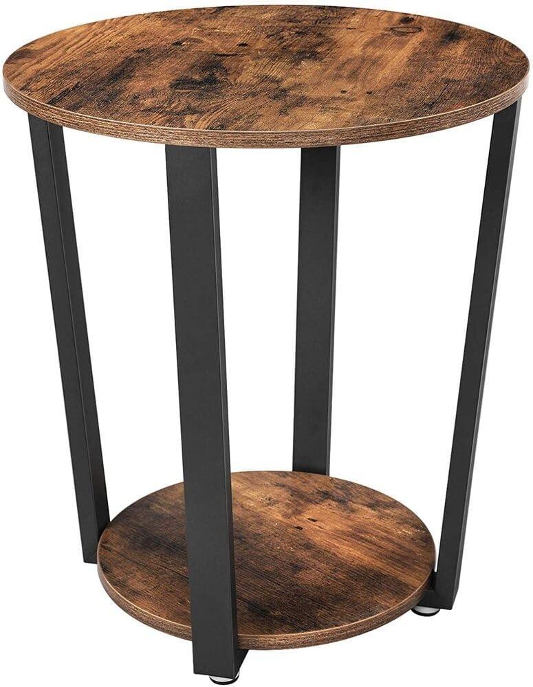 Buy Industrial Iron Frame Round Coffee Table discounted | Products On Sale Australia