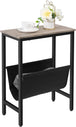 Buy Industrial Side Table with Magazine Holder Sling and Metal Structure (Grey) discounted | Products On Sale Australia