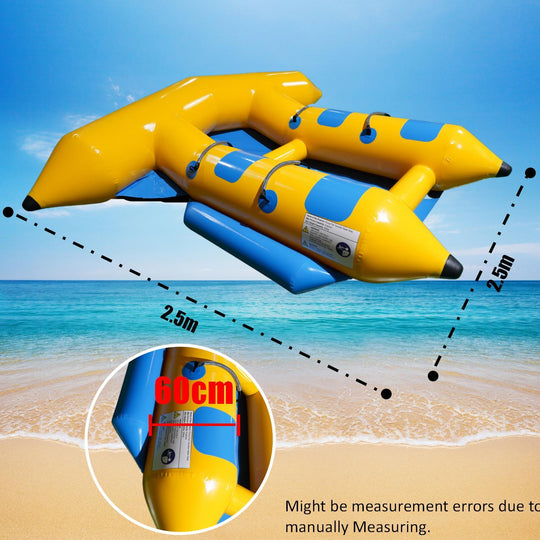 Buy Inflatable 4 Person/Seat Towable Boat Flying Fish Blower discounted | Products On Sale Australia