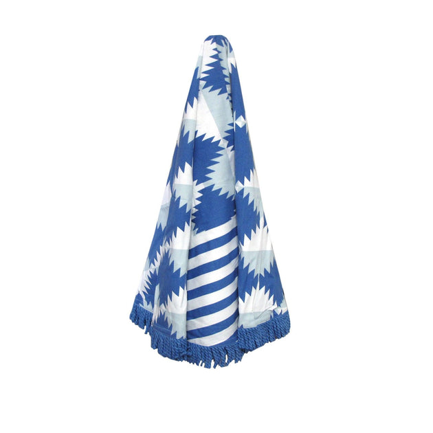 Buy J.Elliot Home Arctic Round Cotton Turkish Towel Blue discounted | Products On Sale Australia