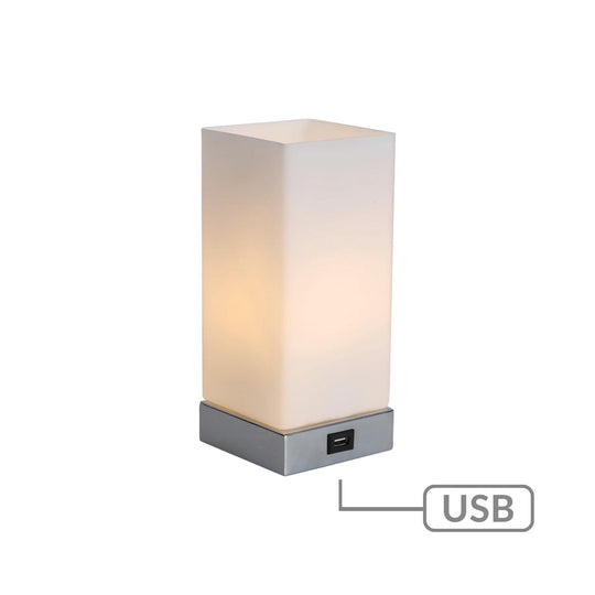 Buy Jessica Rectangle Touch Lamp with USB Port discounted | Products On Sale Australia