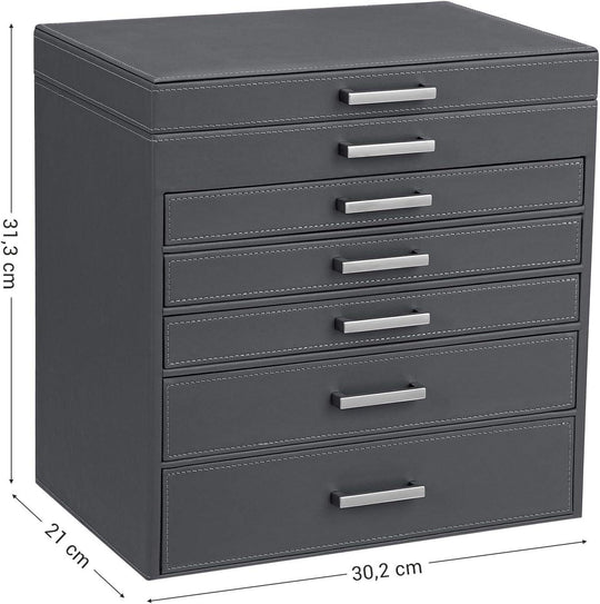 Buy Jewellery Box 6 Layer 5 Drawer discounted | Products On Sale Australia