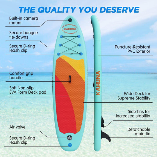 Buy Kahuna Hana Inflatable Stand Up Paddle Board 10ft6in iSUP Accessories discounted | Products On Sale Australia