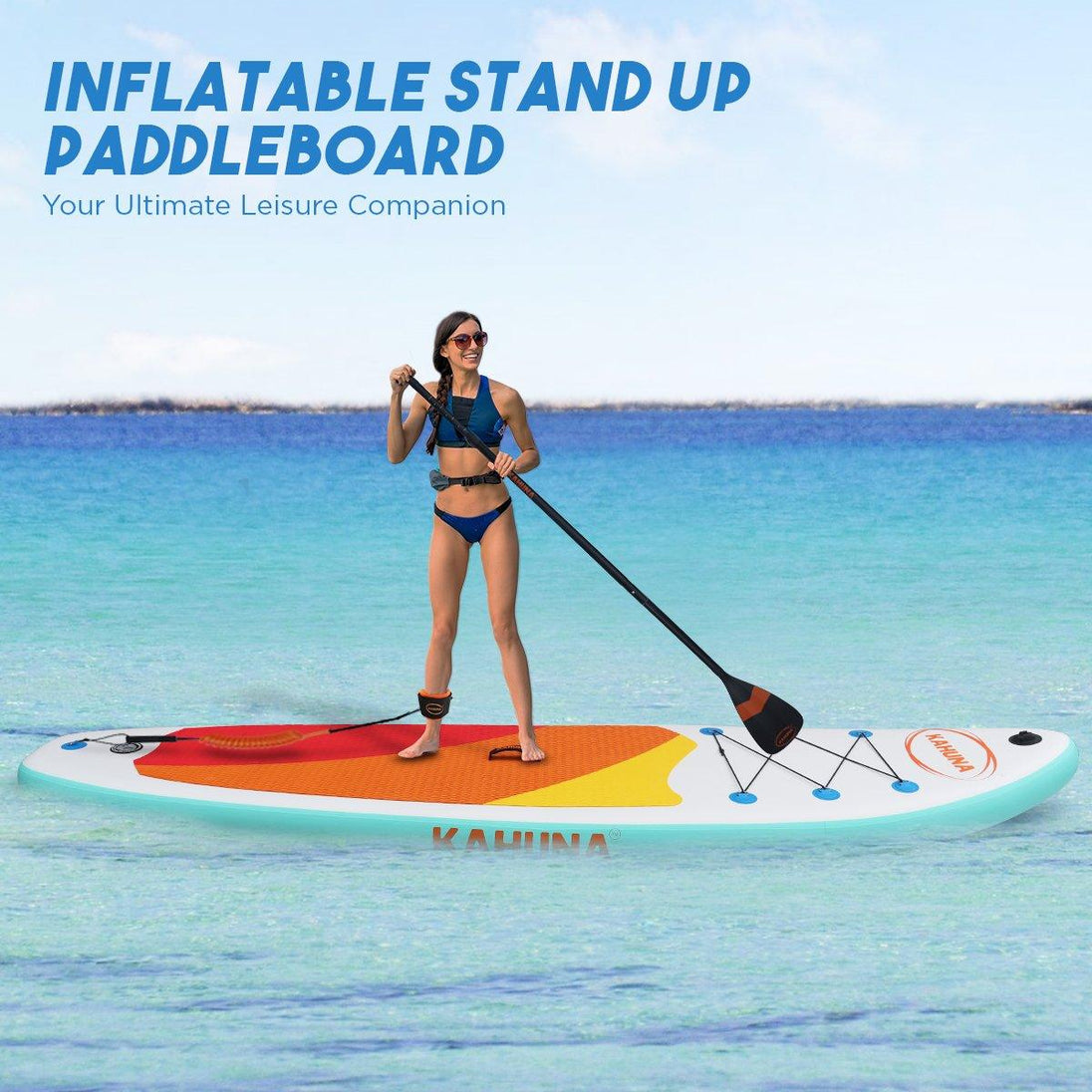 Buy Kahuna Hana Inflatable Stand Up Paddle Board 11FT SUP Paddleboard discounted | Products On Sale Australia